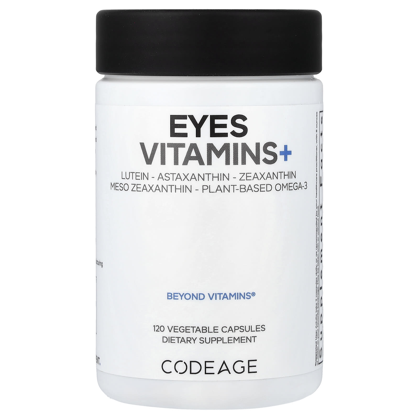 Eyes Vitamins+（アイズ ビタミン＋）、ベジカプセル120粒