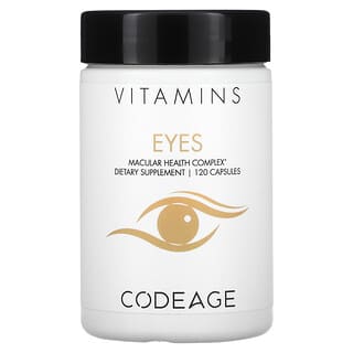 Codeage, อายส์ ส่วนผสมบำรุงสุขภาพตาบริเวณจุดภาพชัด บรรจุ 120 แคปซูล