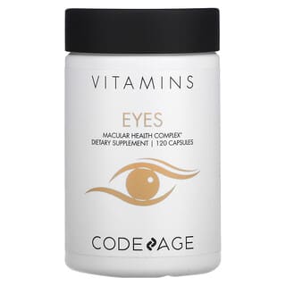 Codeage, فيتامين لصحة العين، مركب صحة بقعة الشبكية، 120 كبسولة