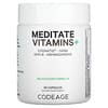 Meditate Vitamins+, CognatiQ, витамины с ГАМК, DHH-B и ашвагандой, 60 капсул