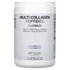 Multi Collagen Peptides Powder Platinum, Multi-Kollagenpeptide in Pulverform, geschmacksneutral, 326 g (11,5 oz.)