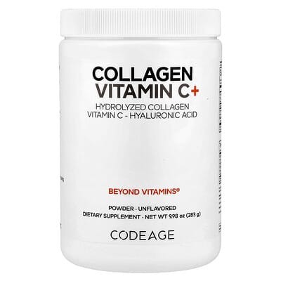 Codeage, Buffered Vitamin C+ Powder, Original Flavor, 9.98 oz (283 g)