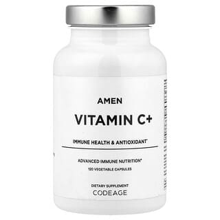 Codeage, Amen, vitamin C+, imunološki sustav, antioksidans, 120 vegetarijanskih kapsula