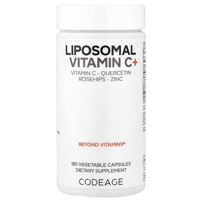 Liposomal Vitamin C+, 180 Vegetable Capsules Liposomal Vitamin C+, 180 Vegetable Capsules