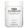 Vitaminas Clearface para Adolescentes, Todos os Tipos de Pele, 60 Cápsulas