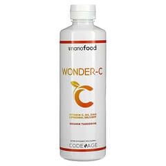 Codeage, Wonder-C, Vitamina C, D3, Zinco, Entrega Lipossomal, Laranja e Tangerina, 473 ml (16 fl oz)