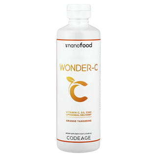Codeage, Nanofood, Wonder-C, Orange Tangerine, 15,22 fl oz (450 ml)