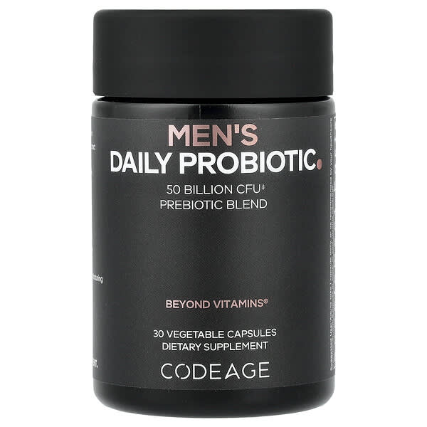 Codeage, Men's Daily Probiotic, 30 Vegetable Capsules