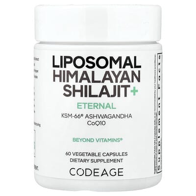 Codeage, Eternal, Liposomal Himalayan Shilajit+, 60 Vegetarian Capsules