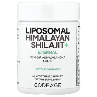 Codeage, Eternal, Liposomal Himalayan Shilajit+, liposomales Himalaya-Shilajit+, 60 pflanzliche Kapseln