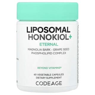 Codeage, Eternal, Honokiol+ Lipossomal, 60 Cápsulas Vegetais