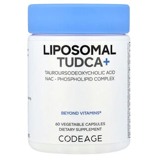 Codeage, Liposomal Tudca+, 60 Vegetable Capsules
