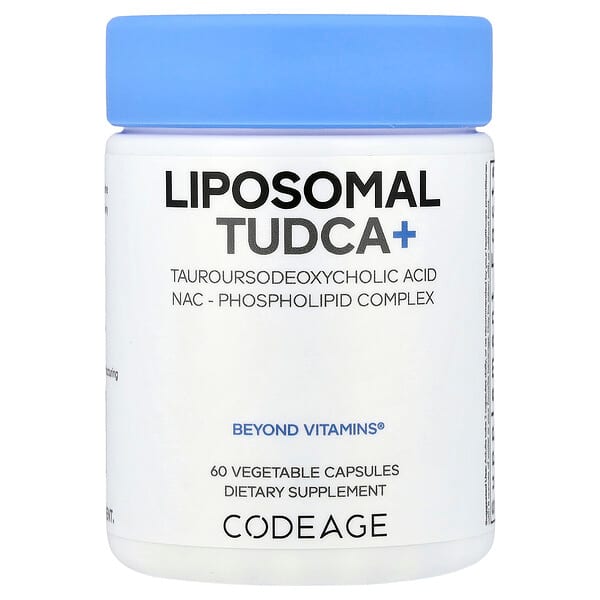 Codeage, Liposomal Tudca+, 60 Vegetable Capsules