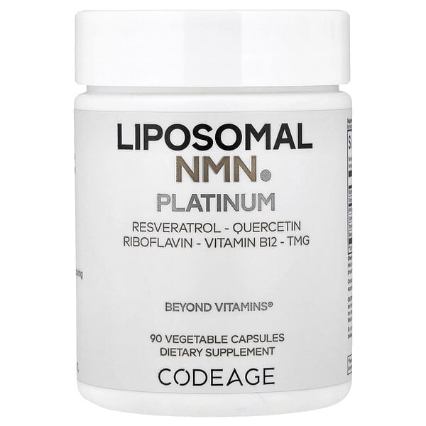 Codeage, NMN Lipossomal, Platina, 90 Cápsulas Vegetais