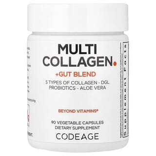 Codeage, Multi Collagen + Gut Blend, 90 Veg Capsules