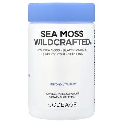 Codeage, Marine Moss, Wild Species, 120 Capsules
