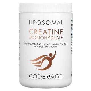 Codeage, Liposomal Creatine Monohydrate Powder, Unflavored, 1 lb (455 g)
