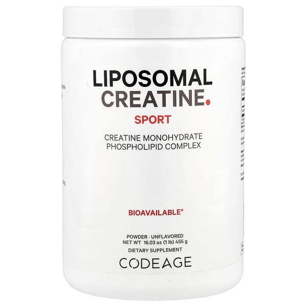 Sport, Liposomal Creatine Powder, Unflavored, 1 lb (455 g)