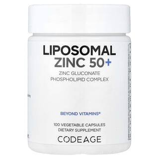 Codeage, 矿物质，脂质体锌 50+，50 毫克，100 粒胶囊