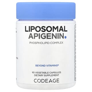 Codeage, Apigenina liposomal, Complejo de fosfolípidos, 90 cápsulas vegetales (50 mg por cápsula)