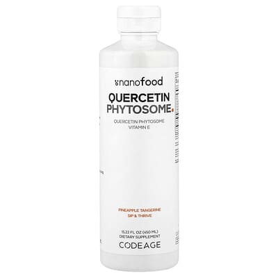 Codeage, Quercetin Phytosome, Pineapple Tangerine, 15.22 fl oz (450 ml)
