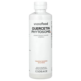 Codeage, 퀘르세틴 파이토솜, 파인애플 귤, 450ml(15.22fl oz)