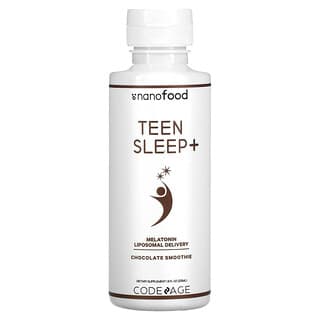 Codeage‏, Teen Sleep+‎, שייק שוקולד, 225 מ“ל (8 אונקיות נוזל)