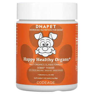 Codeage, DNA Pet, Happy Healthy Organs, Multi Organs & Glands Formula, For Dogs, 3 oz (85 g)