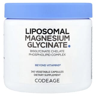 Codeage, Liposomal Magnesium Glycinate, 240 Vegetable Capsules