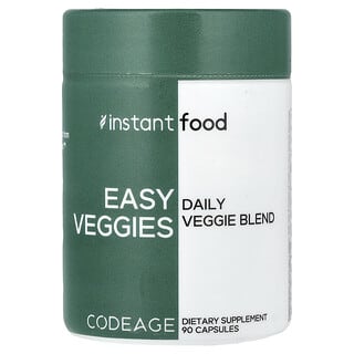 Codeage, Pikaruoka, Helppoja vihanneksia, Päivittäinen vihannessekoitus, 90 kapselia