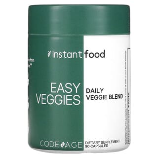 CodeAge, Instant Food, вегетарианские блюда, ежедневная вегетарианская смесь, 90 капсул