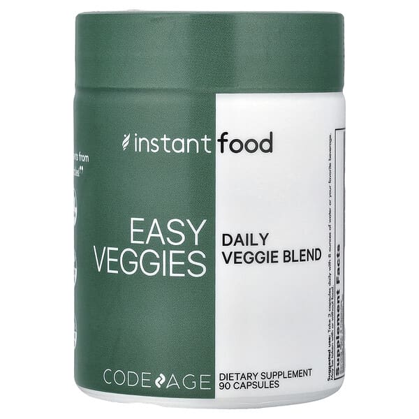 Instant Food, Easy Veggies, Daily Veggie Blend, 90 Capsules