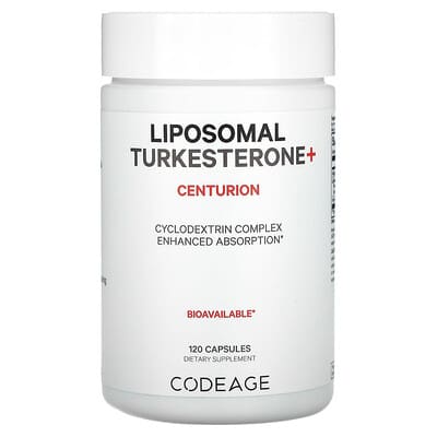 Codeage, Liposomal Tucosterone + Centurion, 120 Capsules