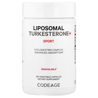 Codeage, Turkesterona liposomal y más, 120 cápsulas vegetales