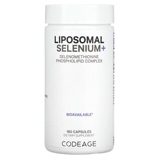 Codeage, Selênio Lipossomal +, 180 Cápsulas