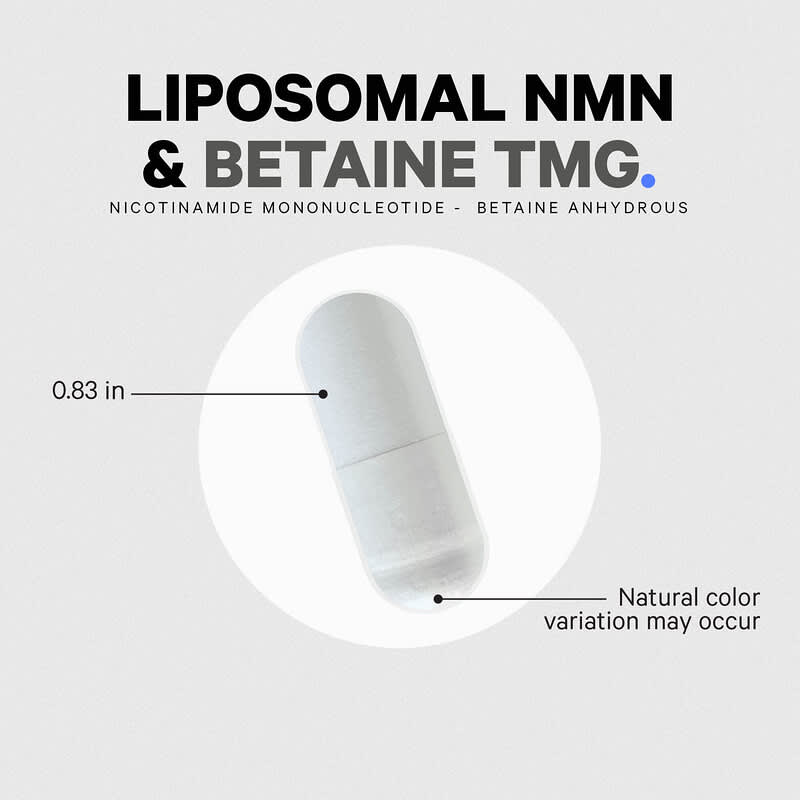 NMN Lipossomal, 30 Cápsulas Vegetais