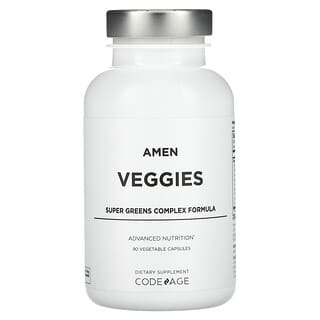 Codeage, Amen, Veggies, 베지 캡슐 90정
