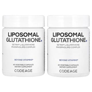 Codeage, Liposomal Glutathione, 2 Pack, 60 Veg Capsules Each
