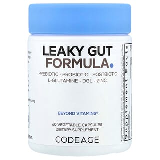 Codeage, Leaky Gut Formula, 60 Vegetable Capsules