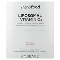 Nanofood, Liposomal Vitamin C, Citrus Vanilla, 32 Pouches, 0.5 fl