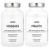 Amen, Fruits & Veggies, 2 Bottles, 90 Vegetable Capsules Each