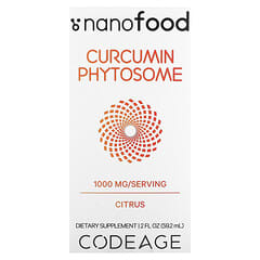 Codeage, クルクミンPhytosome（フィトソーム）、シトラス、1,000mg、59.2ml（2液量オンス）