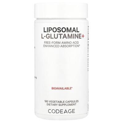 Codeage, Liposomal L-Tyrosine+, 1000 mg, 180 Vegetarian Capsules (500 mg per capsule)