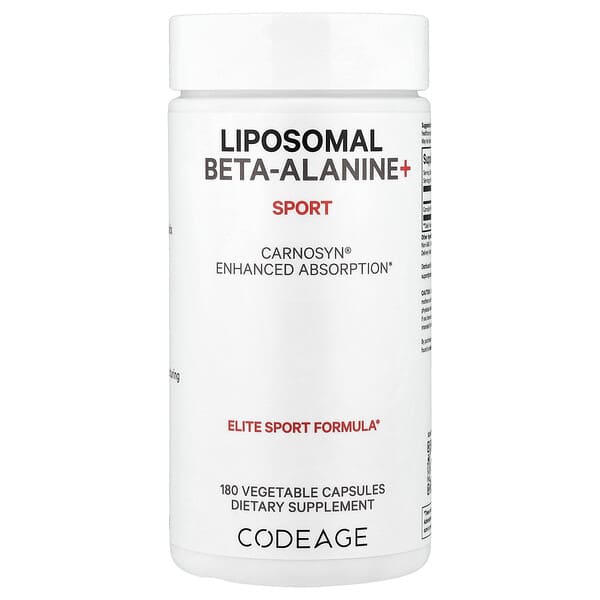 Codeage, Liposomal Beta-Alanine+, Sport, 180 Vegetable Capsules (533 mg per Capsule) — product photo 1