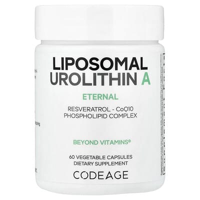 Codeage, Liposomal Urolithin A, Eternal, 60 Capsules