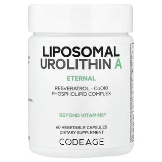 Codeage, 리포소말 우롤리틴 A, 이터널, 베지 캡슐 60정