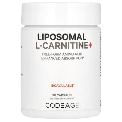 Codeage, Liposomal L-Carnitine+, 500 mg, 90 Capsules