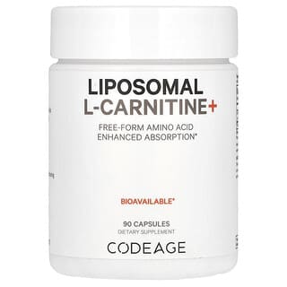 Codeage, L-Carnitina+ Lipossomal, 90 Cápsulas