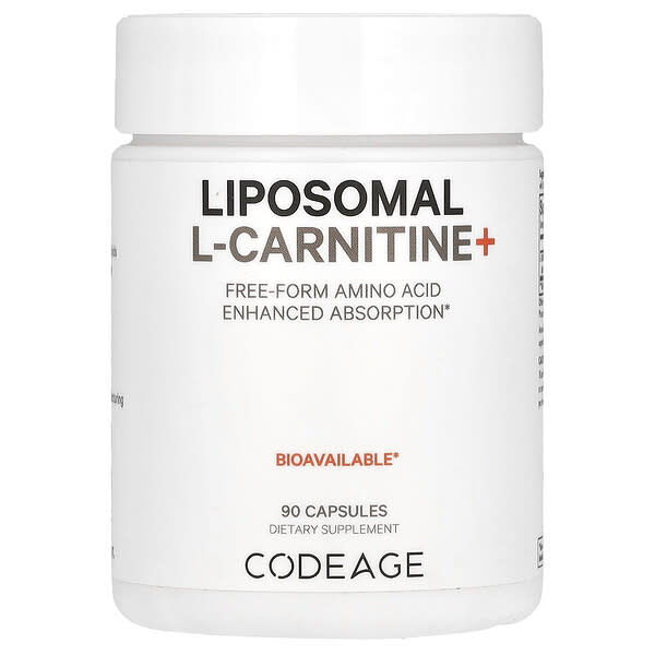 Codeage Liposomal L-Carnitine+, 500 mg, 90 Capsules