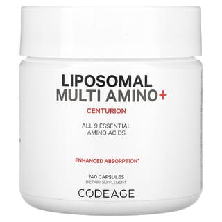 Codeage, Liposomal Multi Amino+, Liposomal Multi Amino+, Centurion, 240 Kapseln